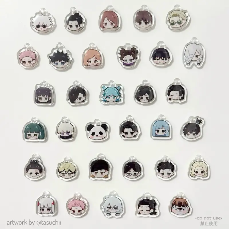 Chibi 1” Mini Phone Charms