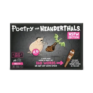 Poetry for Neanderthals: NSFW Edition by Exploding Kittens - A Hilarious Adult Party Game with a Naughty Twist - Ages 17+