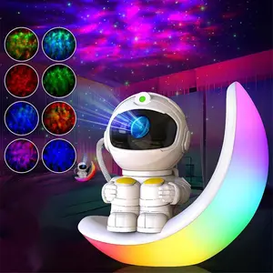Astronaut Galaxy Projector Moon Night Light, Star Ceiling Projector Galaxy Light with Timer and Remote Starry Nebula LED Lamp, Star Lights  Bedroom Decor, Christmas, Birthday, LED Atmosphere Lamp