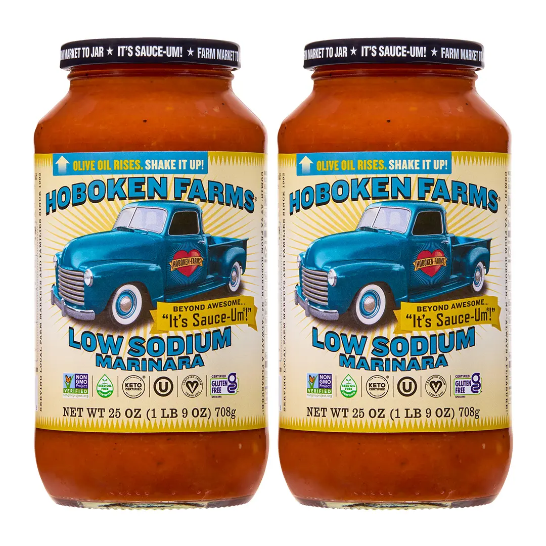 Hoboken Farms Low Sodium Marinara Sauce 2 Pack