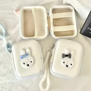 Miffy CCD camera protective bag, storage bag, coin and document storage bag, shockproof data cable bag, anti-drop portable storage bag, cute portable organizer
