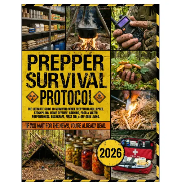 The Prepper Survival Protocol: The Ultimate Guide to Surviving When Everything Collapses | Stockpiling, Home Defense, Canning, Food & Water Preparedness, Bushcraft, First Aid, & Off-Grid Living
