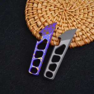 Edc Mini Pocket Multifunctional Tool Titanium Alloy, Portable Traveler and Outdoor Enthusiast Essential, Compact and Durable, Lightweight Tools