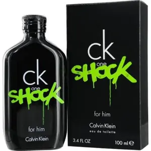 CK One Shock by Calvin Klein for Him 3.4 oz 3.3 Spray  EDT NEW in BOX