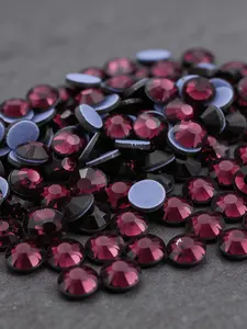 2880pcs Deep Hot Press Crystal Rhinestones, Wedding Dress Shoe Decoration, Suitable for High-End Customizers, Solid Pattern