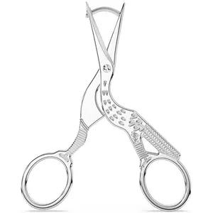 Stork Embroidery Scissor Earrings in 316L Stainless Steel / Sensitive Skin Friendly / Tarnish Resistant / Perfect for Crafters, Textile Artists, WLW, Embroiderers,  Knitters, and Seamstresses
