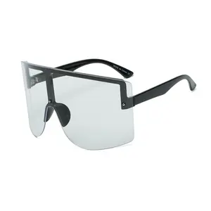 Clear Vision Oversized Clear Lens Glasses with Lightweight Frame