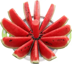 Melon Slicer Multifunctional Handheld Round Divider Watermelon Cutter Fruits Cutting Slicing Kitchen Tools