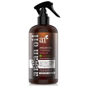 Artnaturals Thermal Hair Protector Spray - Heat Protectant Spray against Flat Iron Heat - Argan Oil Preventing Damage, Breakage and Split Ends - Sulfate Free