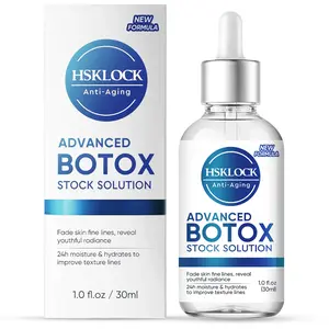 HSKLOCK Advanced Botox Stock Solution - Anti-Aging Essence, Reduce Wrinkles & Fine Lines, 24H Moisture, Vitamin C + Hyaluronic Acid, 30ml, New Formula