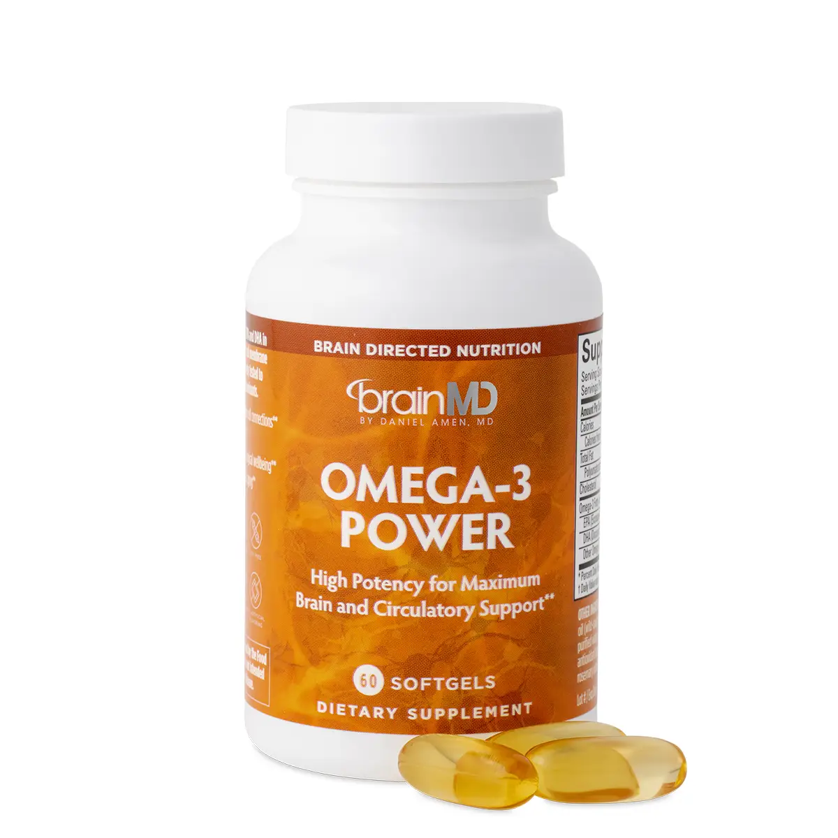 BrainMD - Omega-3 Power | High Potency for Maximum Brain and Circulatory Support...
