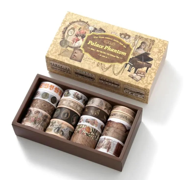 Vintage Victorian Washi Tape Set Journal Tape for Crafts and Journaling DIY Scrapbooking Supplies washi Tape for Scrapbooking Decorative Tape