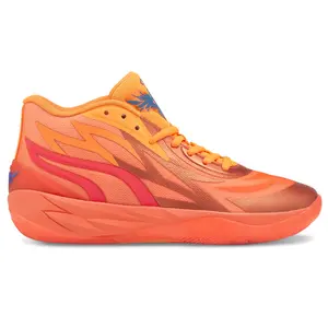 PUMA Mens Mb.02 Supernova Basketball Sneakers Shoes - Orange