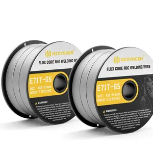 HZXVOGEN Flux Core Welding Wire .030 & .035, E71T-GS Low Splatter 2-Pound Spool Gasless Mild Carbon Steel MIG Welding Wire(2 Pack) high level