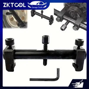 Adjustable crankshaft pulley removal tool, new crankshaft pulley removal tool, engine pulley removal tool, power steering pump pulley removal tool, crankshaft pulley puller tool (1 set)