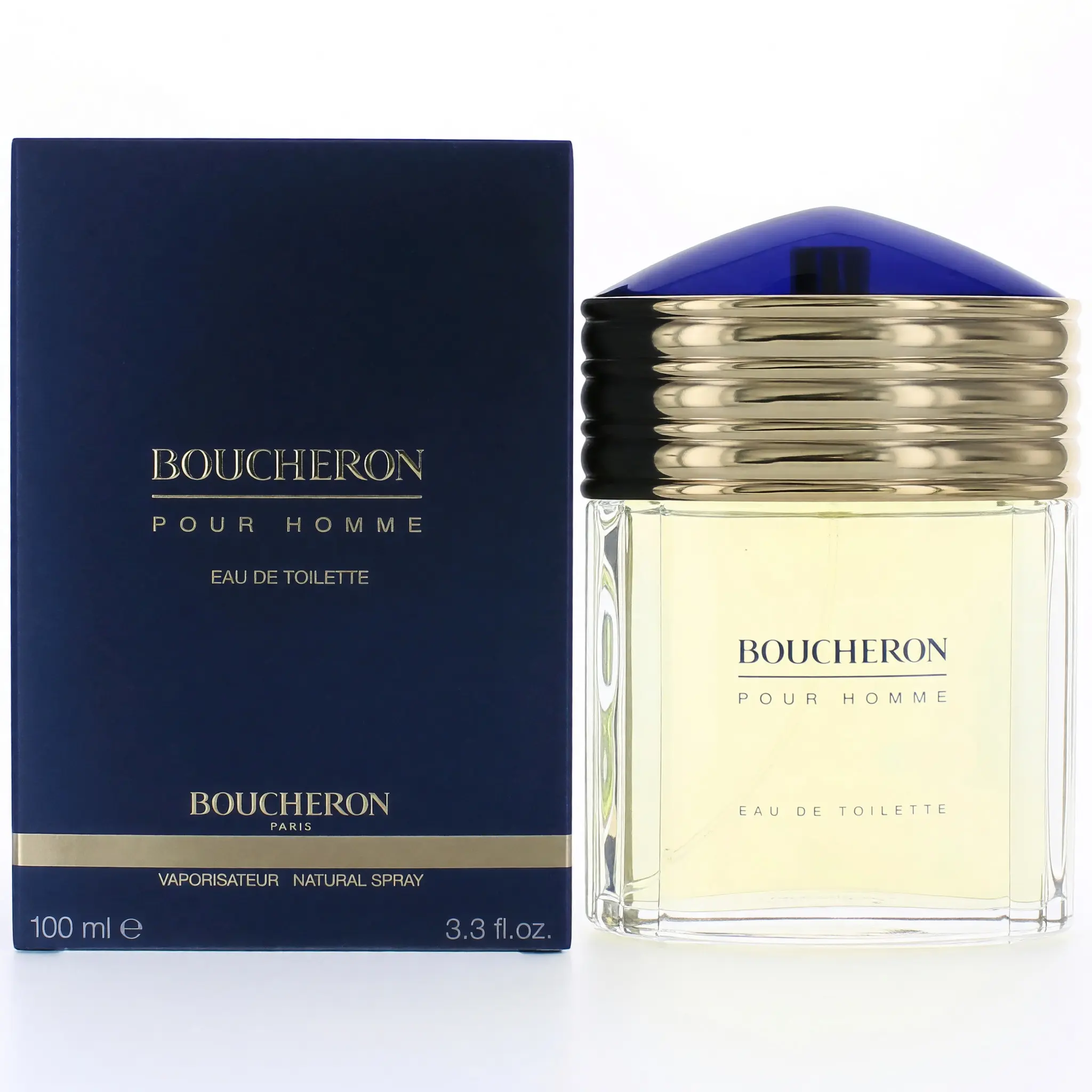 Boucheron Pour Homme by Boucheron, 3.3 oz EDT Spray for Men - Award-Winning Signature Amber Vanilla Men's Fragrance, Spray Bottle, Everyday Wear