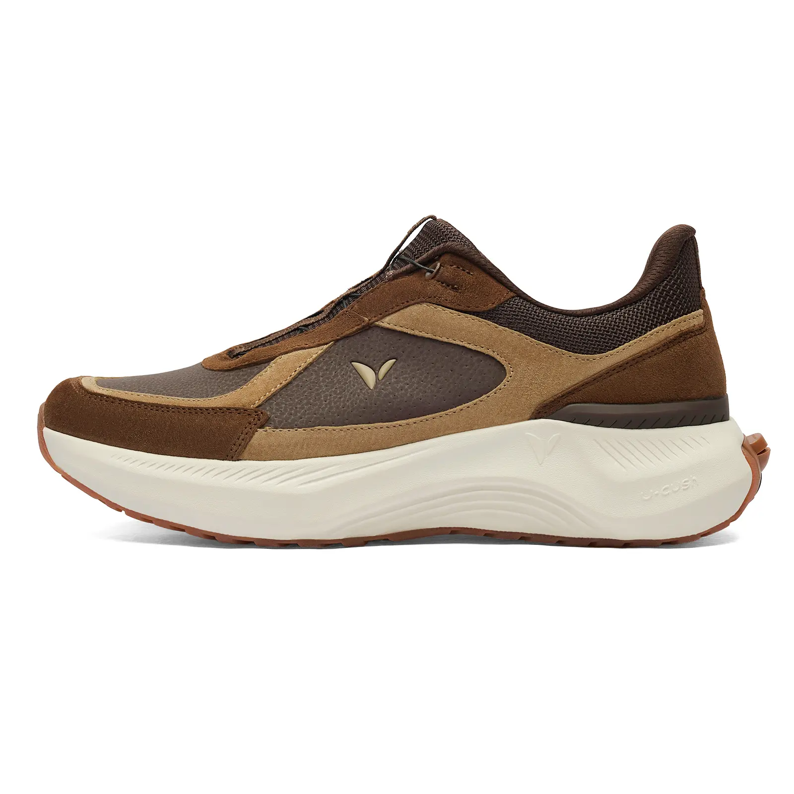 Upalee Men's Victory - Adjustable Hands Free Shoes for Men: Hands-Free Shoes, Casual Shoes with Zerotie Fit System, No-Tie Laces, No-Bend Convenience, Slip-on / Step in & Roll Back & Go Athletic