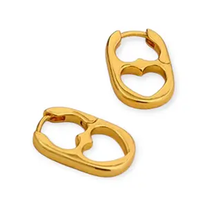Artistic Statement Pull-Tab Earrings, Lightweight Edgy Elegance with Sass, Versatile Costume Jewelry for Nights Out & Festival Days, Artistic Statement Earrings