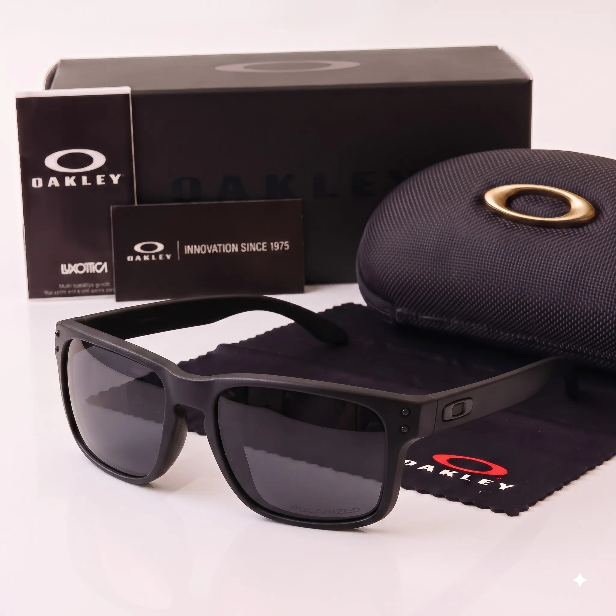 [Buy 2 get 1 Free] Oakley Polarized Fishing Sunglasses Square Frame UV Protection Sport Eyewear for Men Women