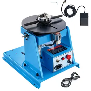VEVOR Rotary Welding Positioner 10KG, 0-90 °   Welding Positioning Turntable Table with 8.1 Inch 3-Jaw Lathe Chuck, 1-12 RPM 20W Portable Welder Positioning Machine for Cutting Grinding Assembly TestingSummervibes