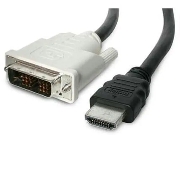 StarTech Video Cable, 20 ft Durably Constructed HDMI to DVI-D Cord with Copper Conductor, Male-to-Male High Performance Accessory for Devices, Digital Signal, Connect Devices With Dvi-D Connector, Dvi-D Connector