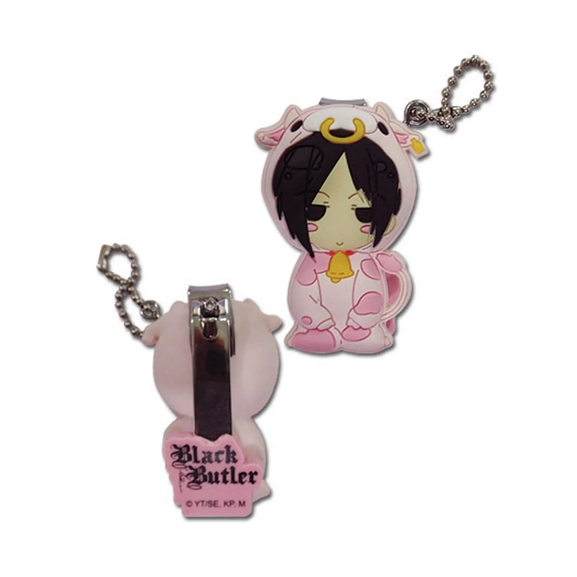 Black Butler - Sebastian Michaelis Cow SD PVC Nail Clipper Keychain