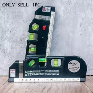 4 in 1 Laser Level Tool, Laser Leveler Tool, Portable Laser Level Meter, Vertical Laser Meter, Infrared Laser Level Meter, Professional Measuring Tool for Home & Office