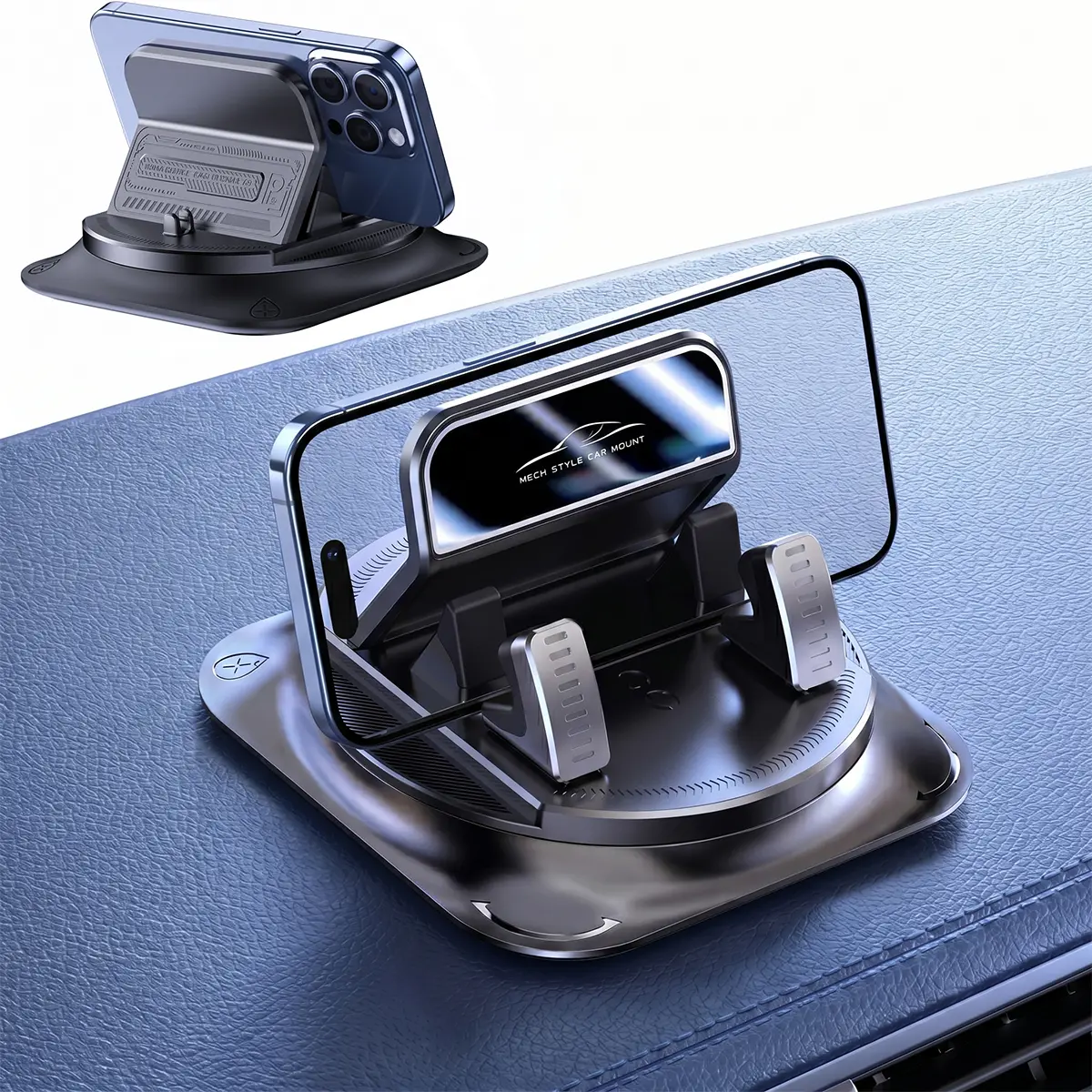 360° Rotatable Dashboard Mount Car Phone Holder - Non-Slip Secure Grip Automotive Accessory, Universal Fit for All Smartphones (Car Phone Mounts & Holders Category)
