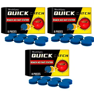 Deworming Cockroach Bait Station - Kitchen and Home Cockroach Removal Full Nest Cleaning Agent for Effective Cockroach Control Roach killer indoor infestation,Roach Repellent,Roach