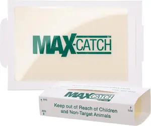 Catchmaster Max-Catch Mouse & Insect Glue Trap 36pk Indoor Home Pest Control Adhesive Tray for Bugs Classic Glue Boards