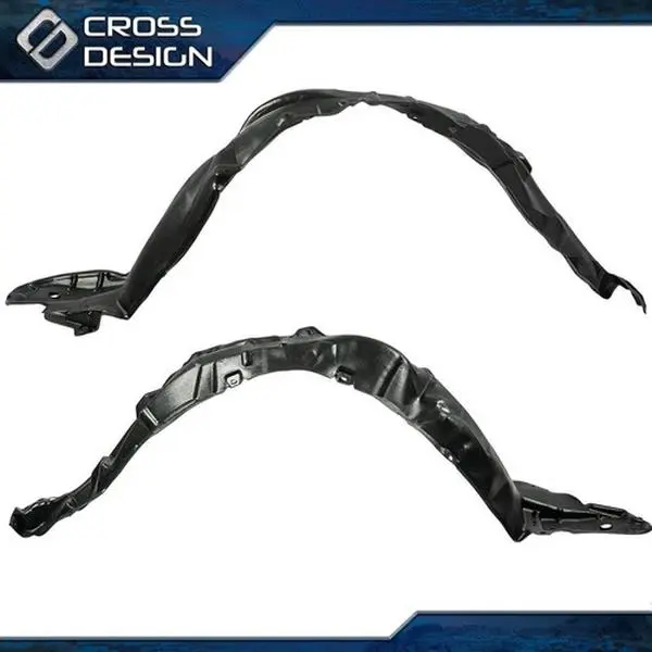 CROSSDESIGN Front LH/RH Fender Liner Splash Shield - Factory Spec, Direct Fit OE Replacements with Original Look, High-Quality Construction, Premium Protection for 2010-2015 Toyota Prius