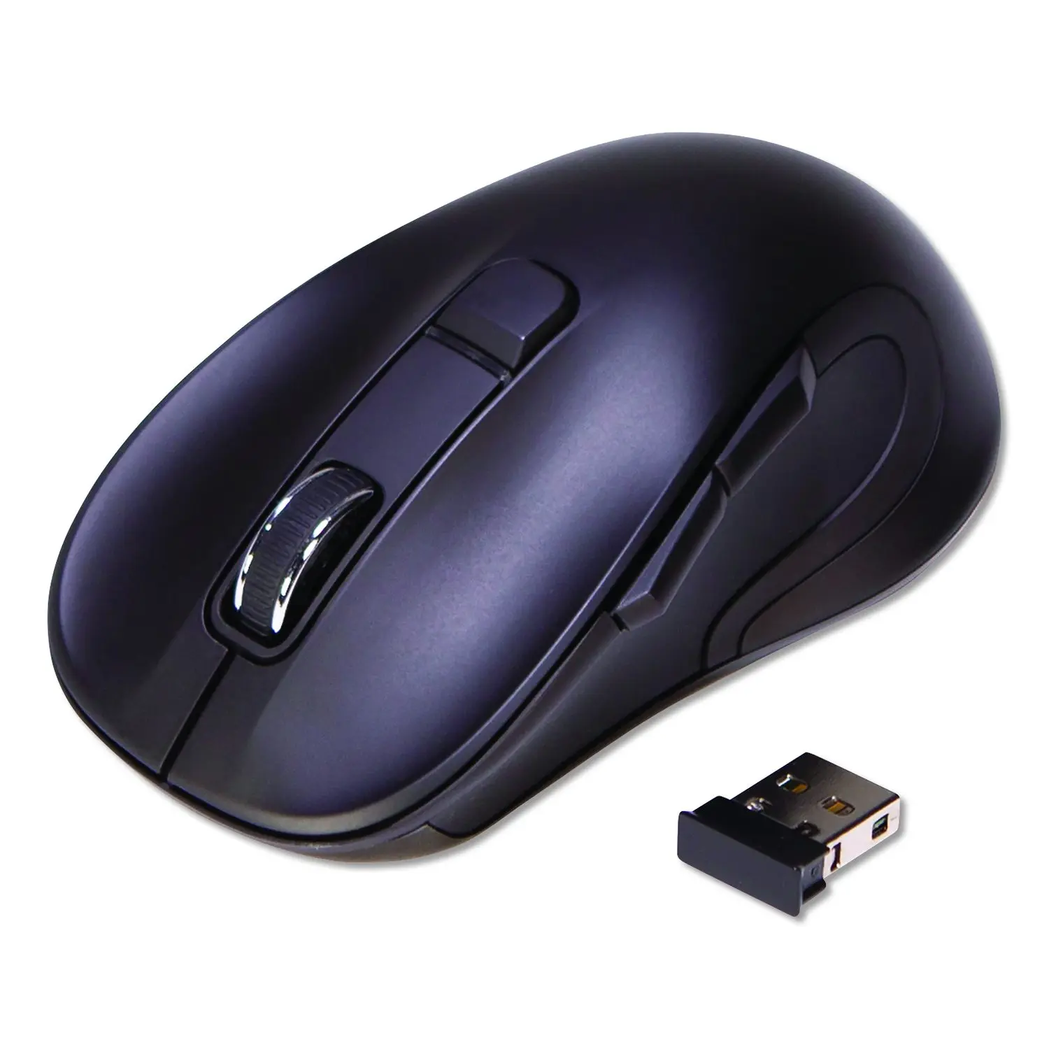 Hyper-Fast Scrolling Mouse 2.4 GHz Frequency/26 ft Wireless Range Right Hand Use Black IVR62500