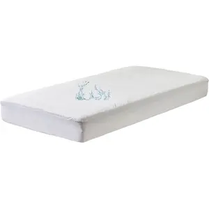 Waterproof RV Bunk Mattress Protector for 30 x 75 Narrow Twin Bed or Camper Mattress Soft Quiet Bamboo Viscose Terry Fitted Cot Size Matress Cover