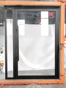 Metal & Hammer Glass Aluminum Pivot door 72 inches x 96 inches