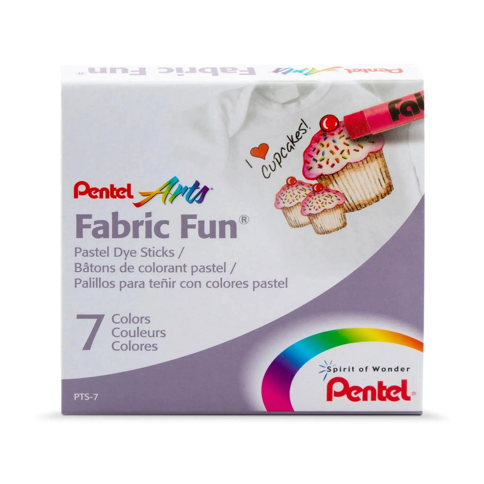 Fabric Fun® Pastel Dye Sticks, Set of 7