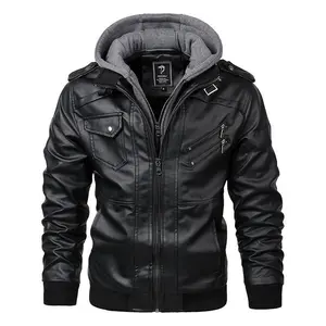 Men's Slim Fit Solid Color Zip Up Long Sleeve Hooded Polyester Jacket, Stylish Zipper Coat Suitable for Everyday Outdoor Casual Wear, Zipper Long Sleeve Coat, Men's Clothing, Long Sleeve Men's Apparel,  Motorcycle Streetwear, fleece waterproof