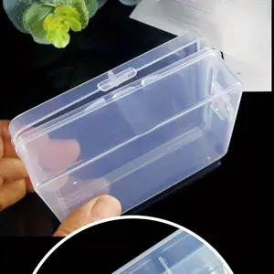 Clear Plastic Storage Box, Rectangular Storage Box with Lid, Home Organizer for Jewelry, Medicine, Stationery, Cosmetic, Skin Care Tool, Makeup Tool, Durable Plastic Organizers