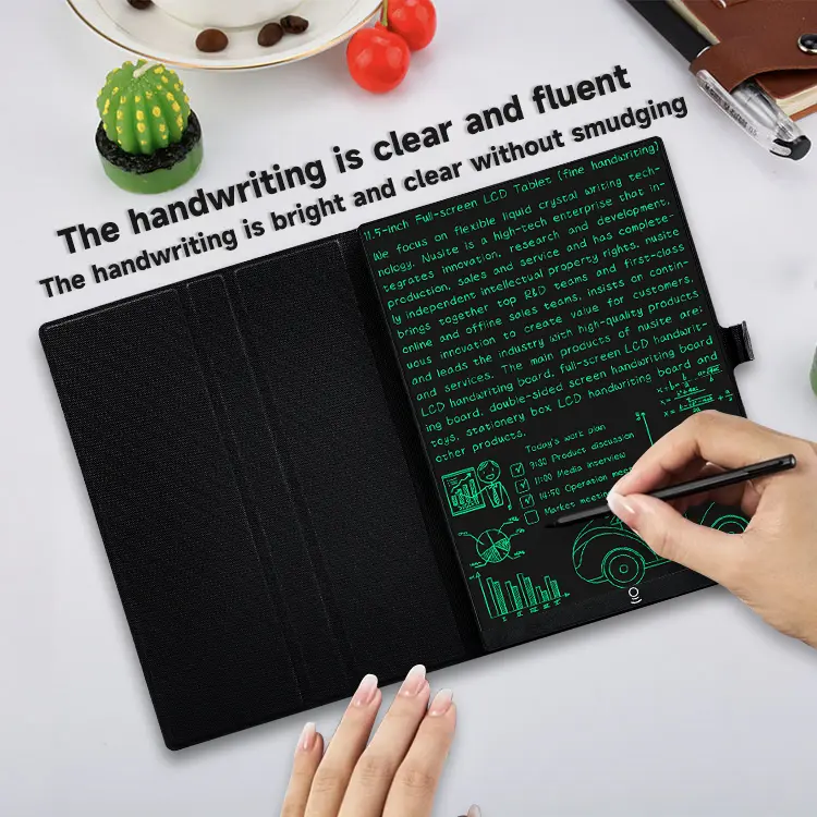 11.5-inch Kids' Paperless Notepad Digital LCD Writing Board - Eye-Safe Glare-Free Screen, Long Battery Life, Pressure-Sensitive Surface, 1-Click Clear, Secure Slide Lock Educational Arts & Crafts Toy
