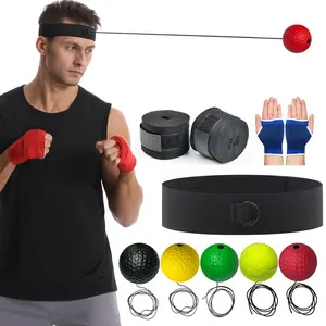 Boxing Reflex Ball, Improves Reaction Speed & Hand-Eye Coordination, Home Boxing Training Equipment, Gift for Men, Boxing Accessories, Boxing Set, Valentine's Day Gift.