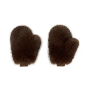 Faux Fur Oversized Mittens
