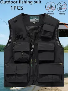tiktok shop deals-Photography Vest with Multiple Pockets — Versatile for Filming/Directing, Journalism/Media, Film Crew, Outdoor Fishing, and Casual Wear-summer outfits.summer clothes