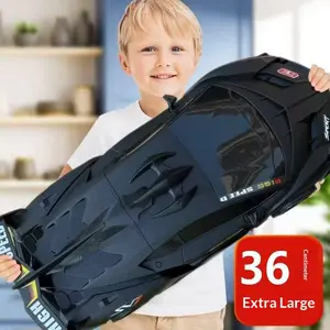Cool Large Lamborghini 36cm Realistic 1:10 Sports Car Model Inertia Slide Bike Toy for Children Boys, Kids Racing Vehicle Plaything