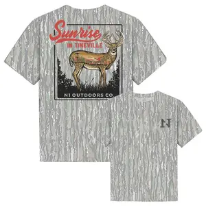 n1 outdoors sunrise in tineville hunting Camo Shirt – Outdoor Hunting & Fishing Wilderness Sweatshirt | Premium Adventure Apparel by HuntWear Design Camo Shirt – Outdoor Hunting & Fishing Wilderness Sweatshirt |