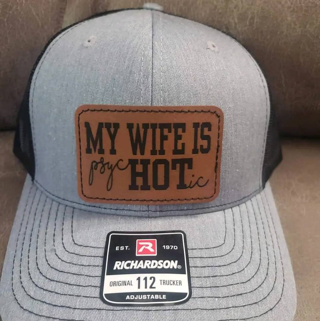 Richardson 112 snapback hat My Wife is psychotic