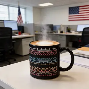 Funny Corporate Survivor Coffee Mug 11oz  Sarcastic Office Desk Cup with Handle, Coworker Gag Gifts for Men Women