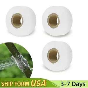 3Pcs Grafting Tape for Fruit Trees Floral Tape Grafting Tools Plant Tape Garden Plant Nursery Tape PE Stretchable Self Adhesive Membrane Clear Floristry Film