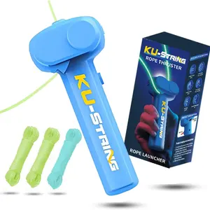 Electric Rope Launcher Toy, 1 Box Glow in The Dark Rope Launcher Toys with Rope, Creative Gifts for Pet & Age 14+