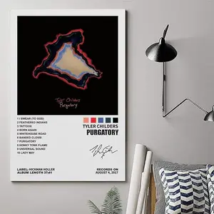 Tyler Childers Poster Purgatory Album Cover Posters No Frame for Room Aesthetic Print Wall Art Bedroom Decor
