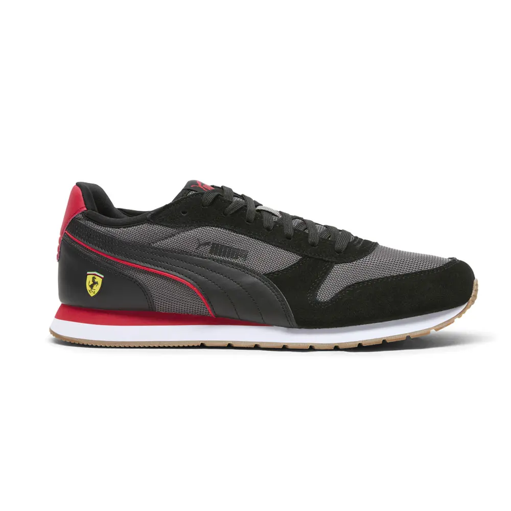 PUMA Mens Scuderia Ferrari St Miler Lace Up Sneakers Shoes Casual - Grey