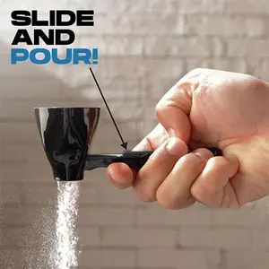 New Precision Pro Powder Funnel - High Quality Scoop for Pre Workout, Creatine, Protein Powder, Formula,Smoothie, Kitchen Utensils Plastic, TiktokShopDeal, Garage DIY & Tools